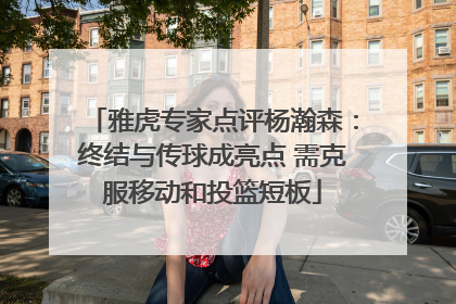 雅虎专家点评杨瀚森:终结与传球成亮点 需克服移动和投篮短板