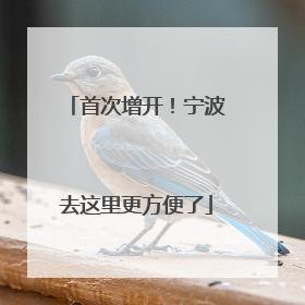 首次增开！宁波去这里更方便了