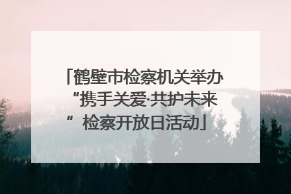 鹤壁市检察机关举办“携手关爱·共护未来”检察开放日活动