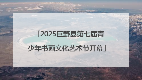 2025巨野县第七届青少年书画文化艺术节开幕