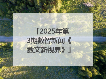 2025年第3期数智新闻《数文新视界》