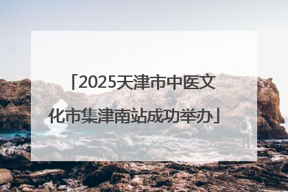 2025天津市中医文化市集津南站成功举办